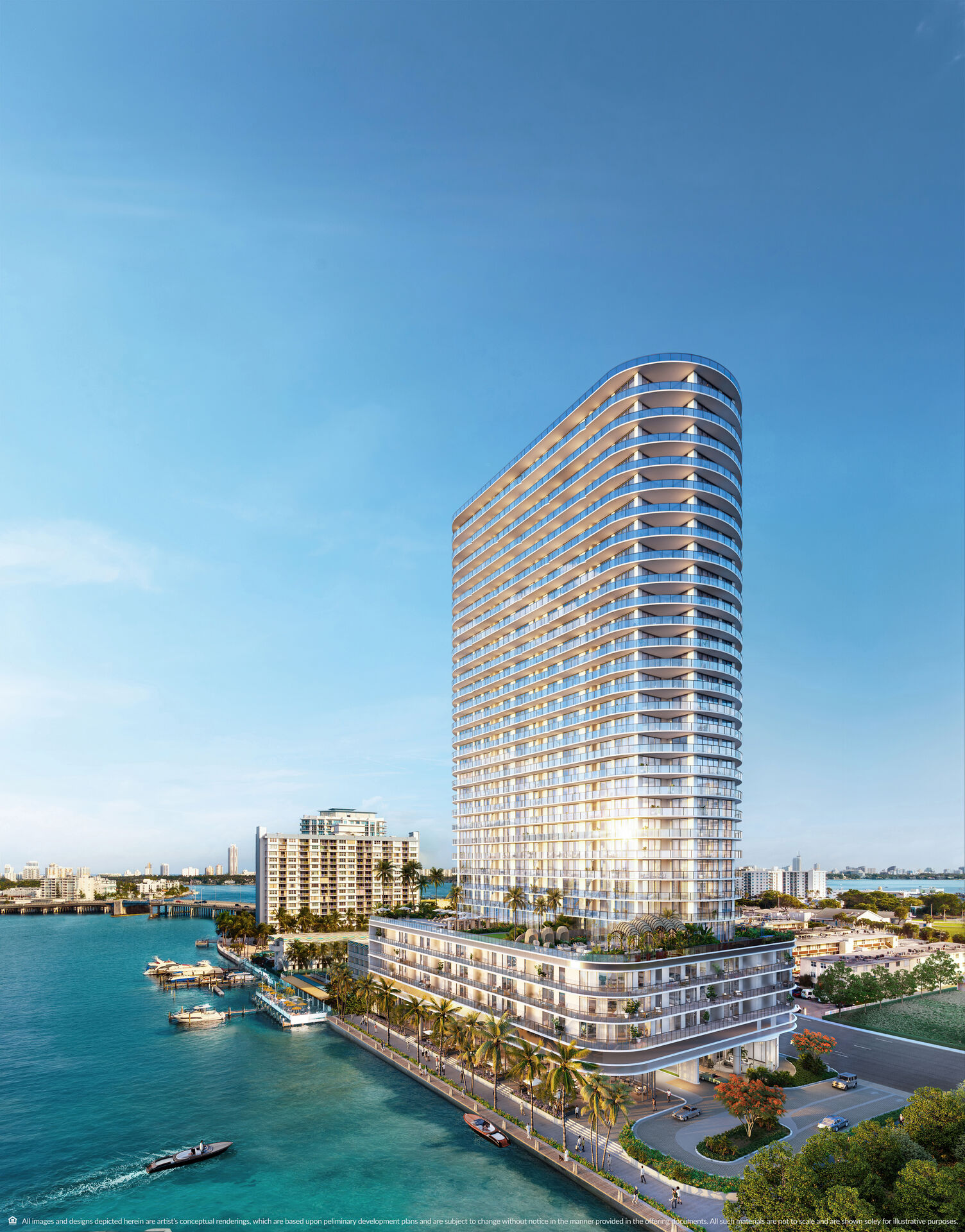 Aerial view of Continuum Club & Residences