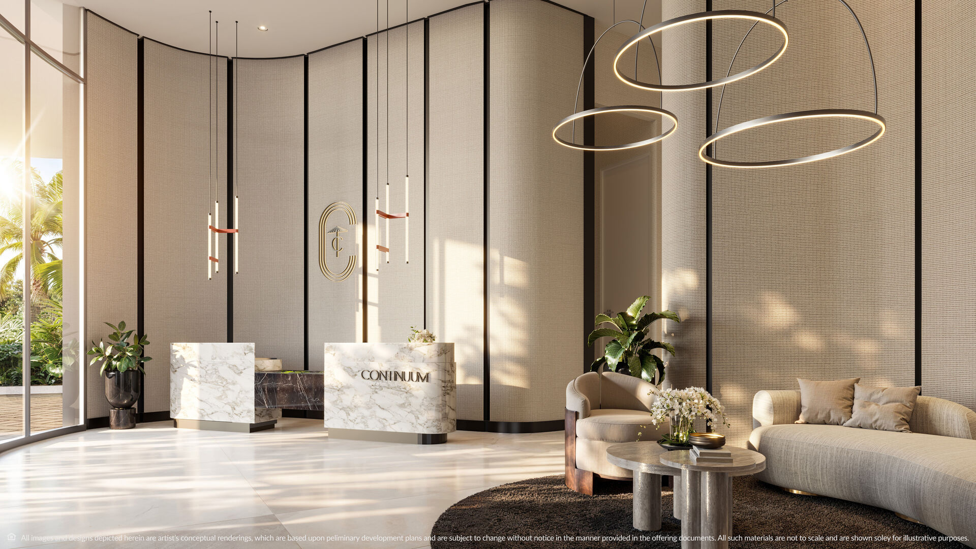 Continuum lobby interior