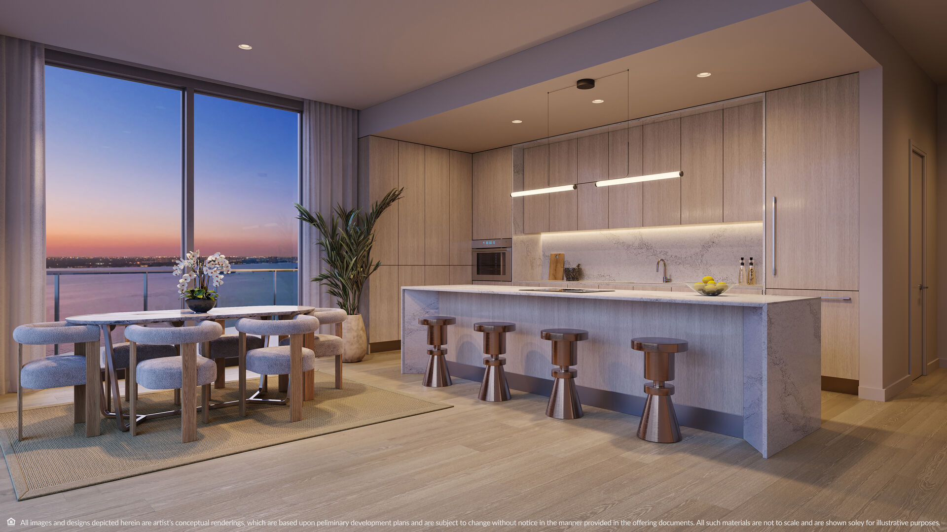 Continuum residence kitchen