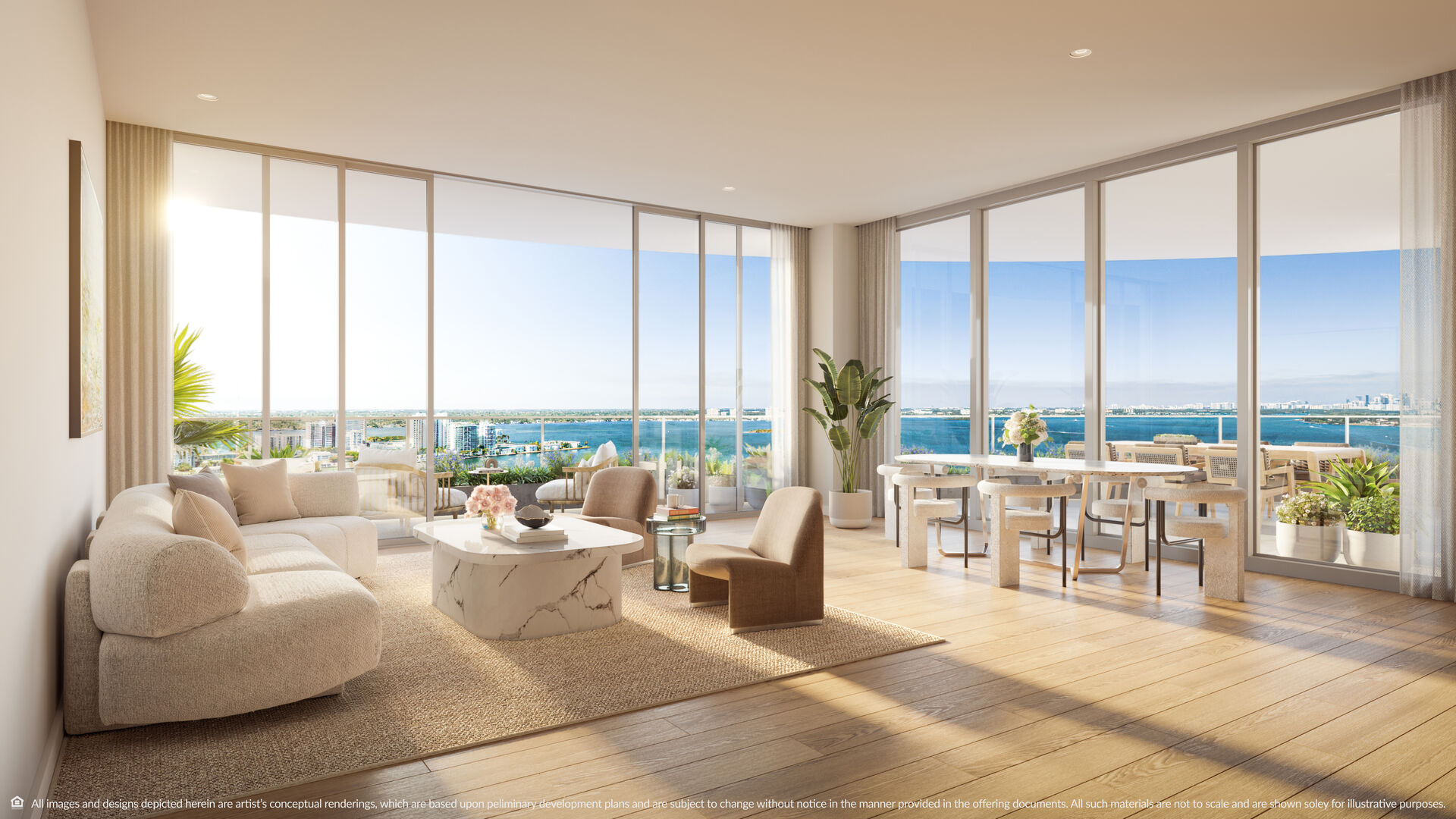 3-bedroom corner living room